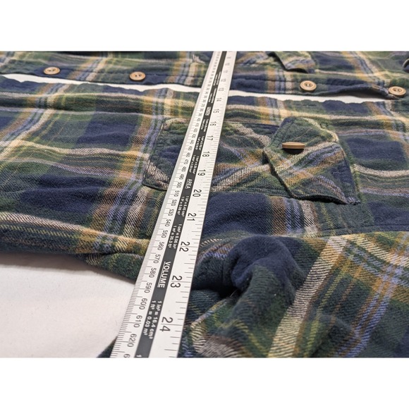 Solaris Men's Plaid Flannel Lined Shirt Jacket Size Large - Picture 7 of 8